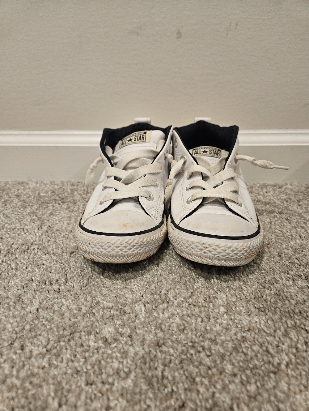 Converse Kids' White High-Top Sneakers (All Star), Size 3